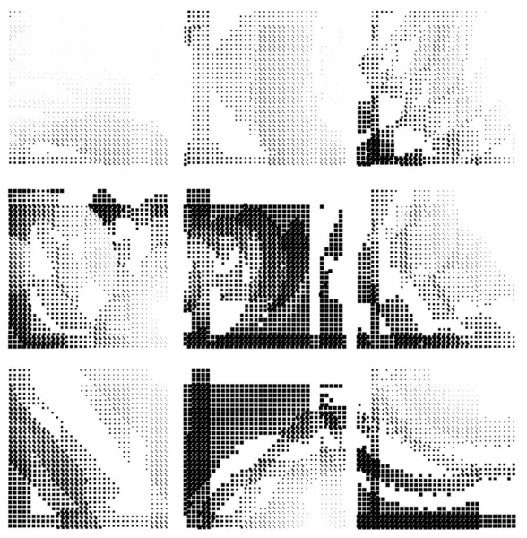 Noktaların yarım ton dokusu. vektör illüstrasyonu.