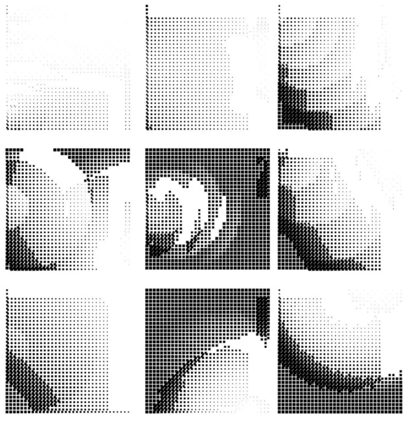 Noktaların yarım ton dokusu. vektör illüstrasyonu.