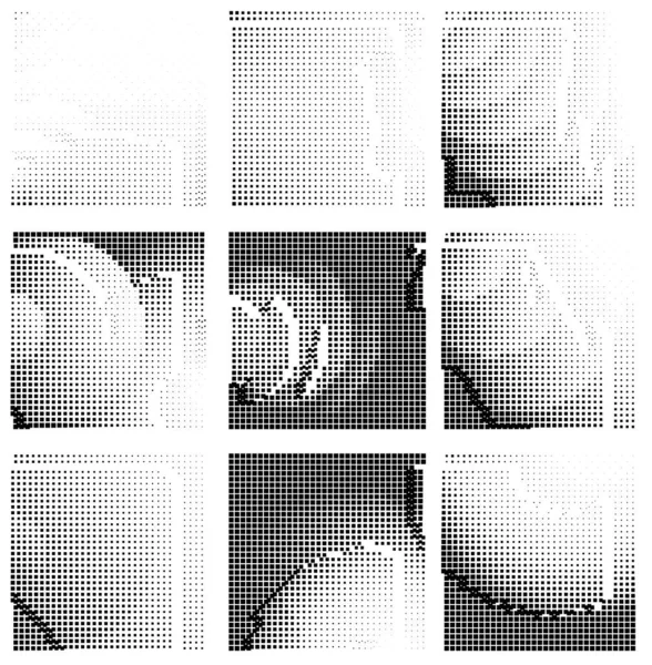 Yarım tonlu noktalar. vektör illüstrasyonu.