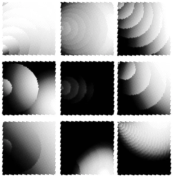 Halftone Background Circles Vector Illustration — Image vectorielle