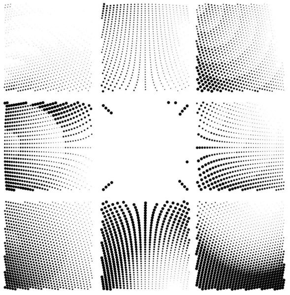 Abstrait Demi Ton Points Fond — Image vectorielle