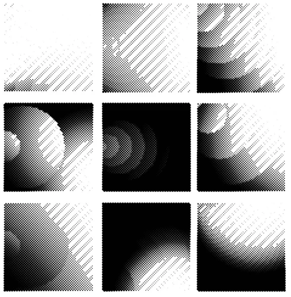 带圆点的抽象半色调背景 — 图库矢量图片