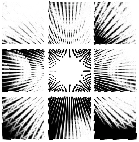 Noktalı ve daireli soyut yarım ton arkaplan