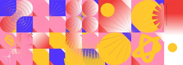 Fond Abstrait Avec Motif Géométrique Illustration Vectorielle — Image vectorielle