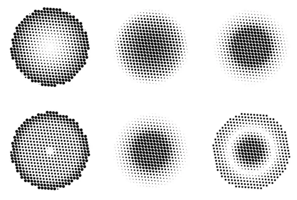 Yarım tonlu noktalar. vektör illüstrasyonu.