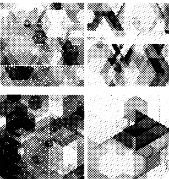 Fond Grunge Abstrait Avec Différents Motifs Couleur — Image vectorielle