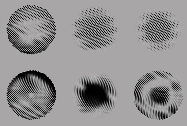 Yarım tonlu noktalar. vektör illüstrasyonu.