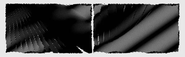 Abstracte Achtergrond Monochrome Textuur Zwart Wit Getextureerde Muur — Stockvector