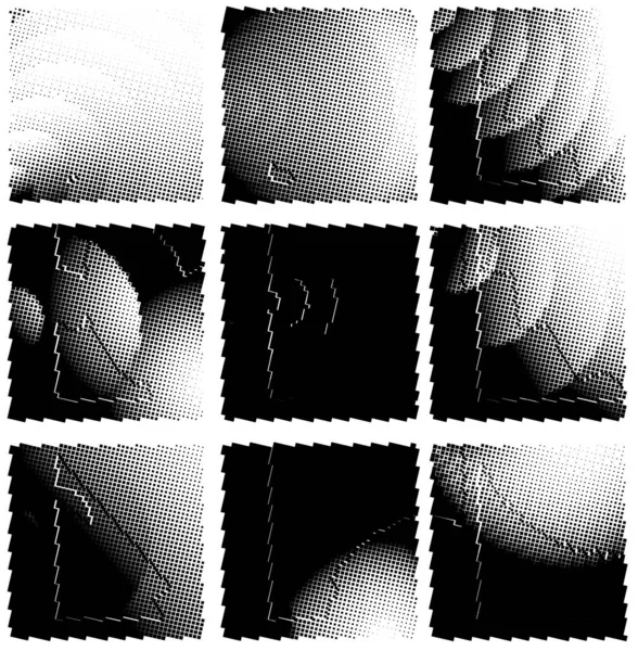 Noktalı ve daireli soyut arkaplan