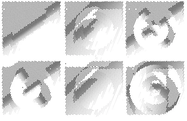 Yarım tonlu noktalar. vektör illüstrasyonu.