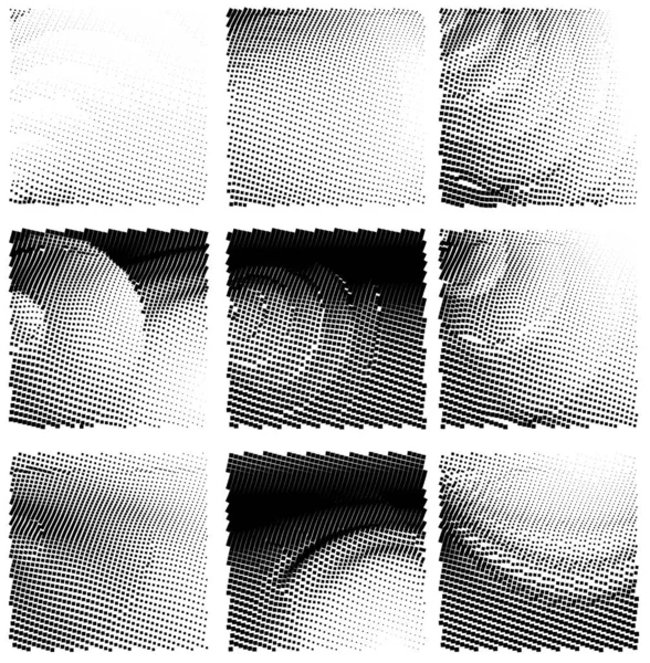 Абстрактний Фон Гранжевими Півтоновими Крапками — стоковий вектор