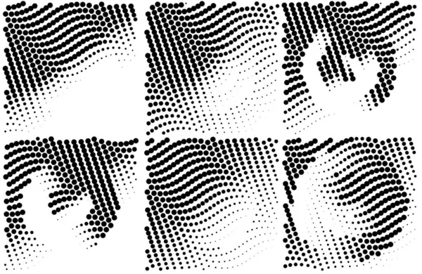 モノクロのテクスチャで抽象的な背景 黒と白のパターン — ストックベクタ