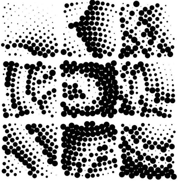 Soyut yarım tonlu noktalar. vektör illüstrasyonu