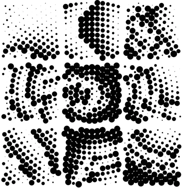 Soyut yarım tonlu noktalar. vektör illüstrasyonu