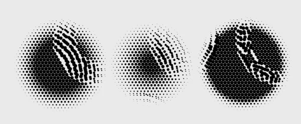 Yarım tonlu noktalar. vektör illüstrasyonu.