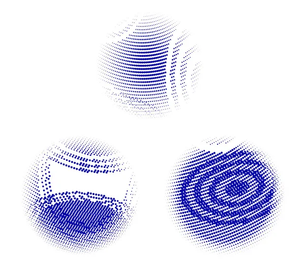 Noktalı ve daireli soyut arkaplan