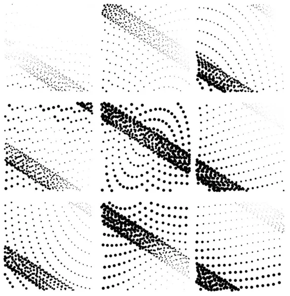 抽象的なハーフトーン ドットの背景 — ストックベクタ