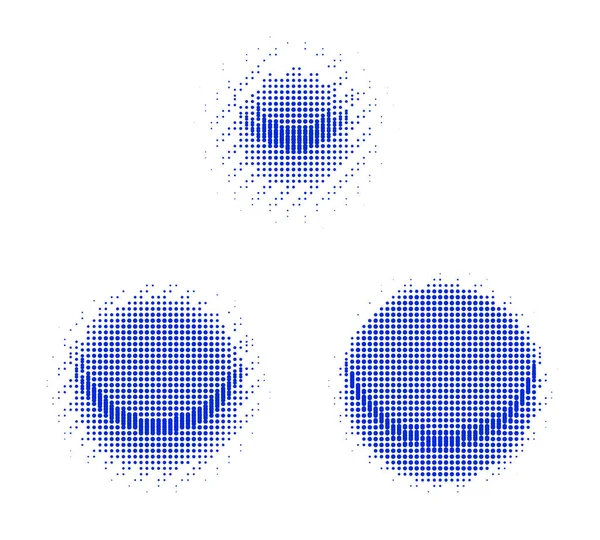 Yarım tonlu noktalar. vektör illüstrasyonu.