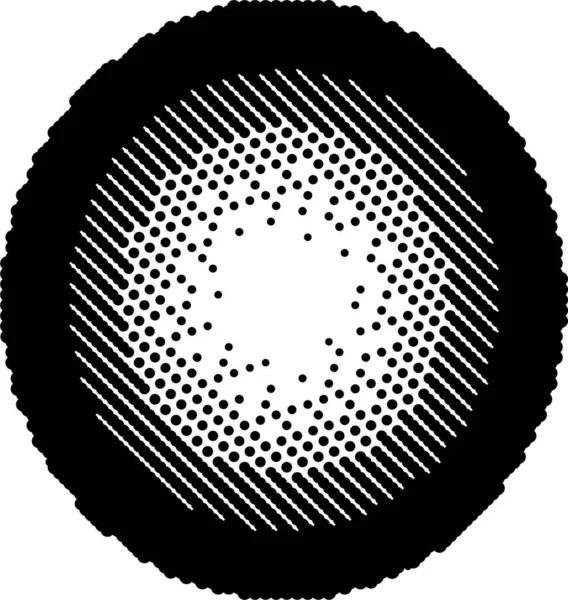 Soyut dairesel desen. vektör illüstrasyonu