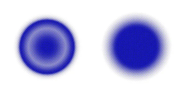 Yarım tonlu noktalar. vektör illüstrasyonu.