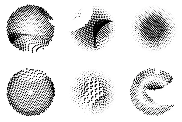 Motif Points Demi Tons Illustration Vectorielle — Image vectorielle