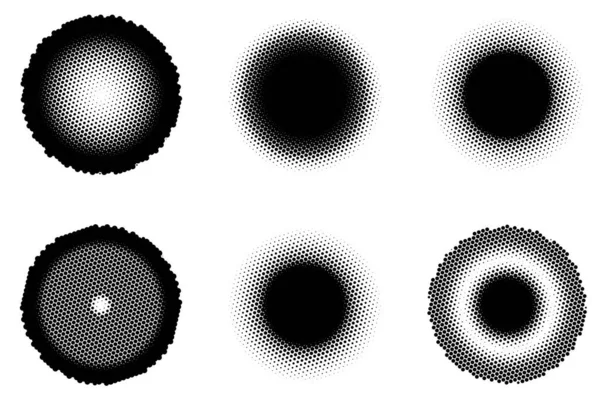 Bir dizi siyah beyaz daire. soyut arkaplan.