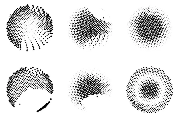 Yarım tonlu noktalar. vektör illüstrasyonu.
