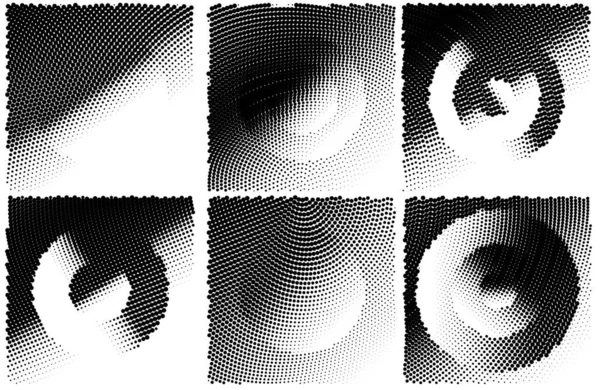 Yarım ton noktalı soyut arkaplan