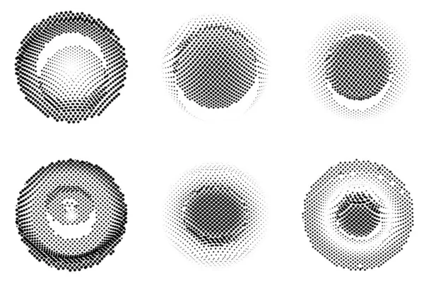 Motif Points Demi Tons Illustration Vectorielle — Image vectorielle