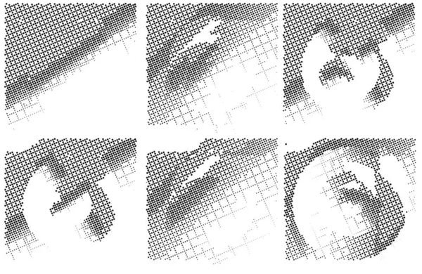 Yarım tonlu noktalar. vektör illüstrasyonu.