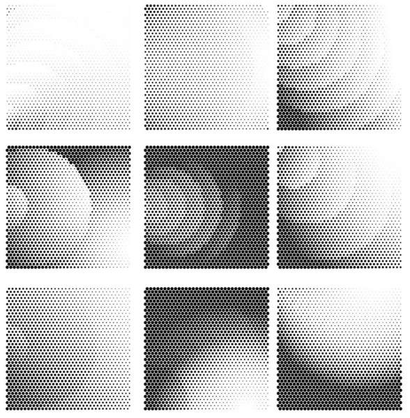 Fond Abstrait Avec Des Points Demi Tons — Image vectorielle