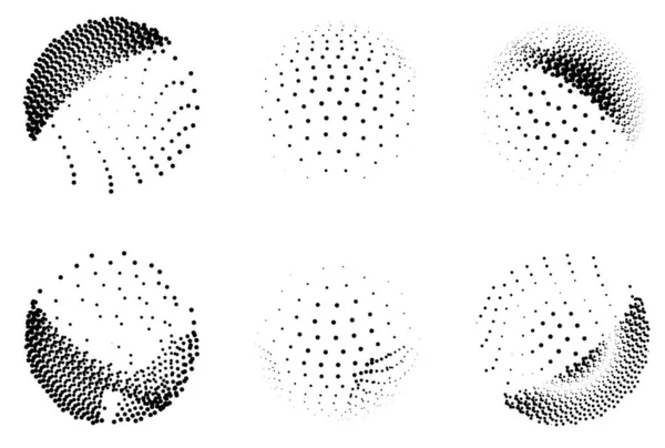 Soyut yarım tonlu noktalar. vektör illüstrasyonu.