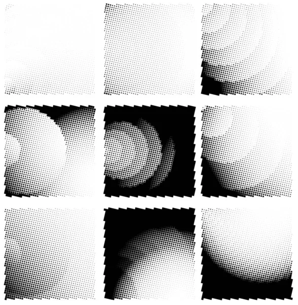 Motif Points Demi Tons Illustration Vectorielle — Image vectorielle