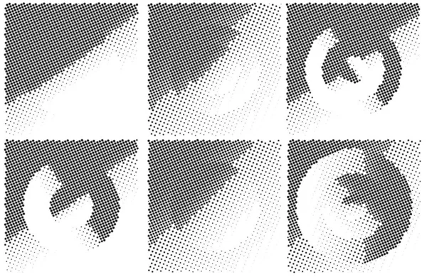 Halftone Background Grunge Texture Vector Illustration — стоковый вектор