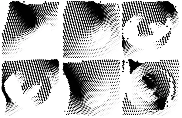 Yarım ton noktalı soyut arkaplan