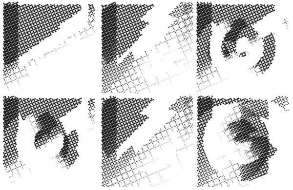 Halftone Grunge Background Vector Illustration — Stock Vector