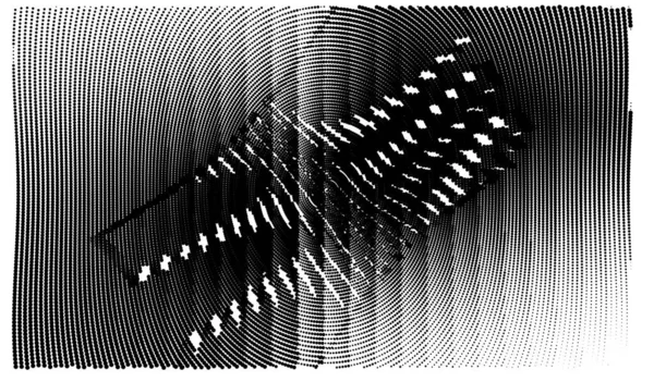 Abstrakter Hintergrund Mit Monochromer Textur Schwarz Weiß Texturierte Vektorillustration — Stockvektor