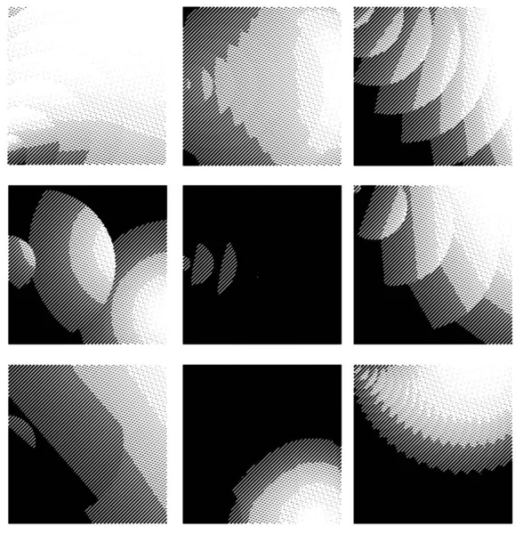 Набір Абстрактних Фонів Векторні Ілюстрації — стоковий вектор