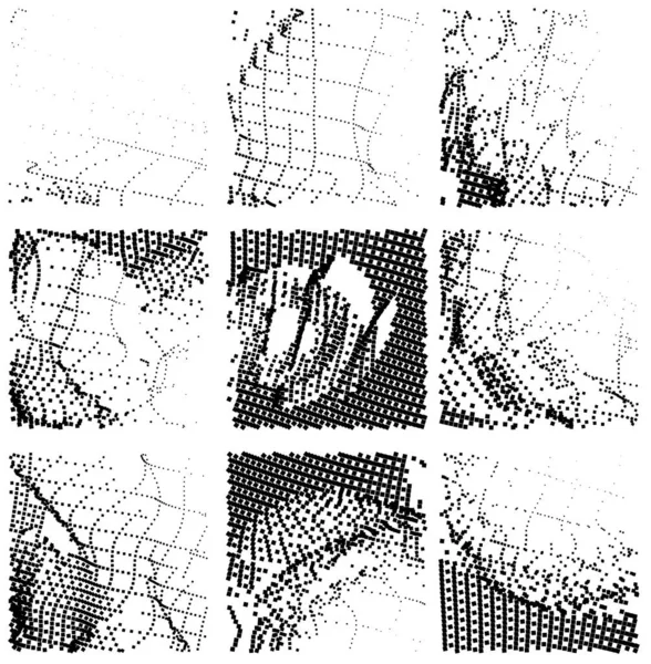 Grunge yarım ton dokusu. vektör illüstrasyonu.