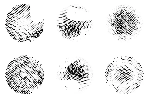 Напівтоновий Візерунок Крапок Векторна Ілюстрація — стоковий вектор