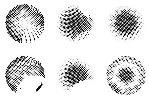 Modello Punti Mezzitoni Illustrazione Vettoriale — Vettoriale Stock