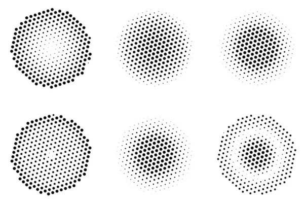 Yarım tonlu noktalar. vektör illüstrasyonu.