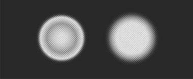 Yarım tonlu noktalar. vektör illüstrasyonu.