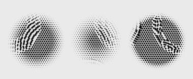 Yarım tonlu noktalar. Soyut arkaplan. vektör illüstrasyonu.