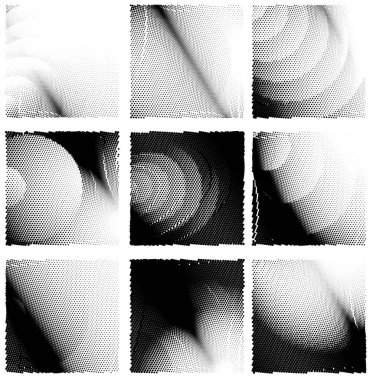 Yarım ton noktalı soyut arkaplan