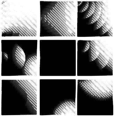 Soyut arka planlar dizisi. vektör illüstrasyonu