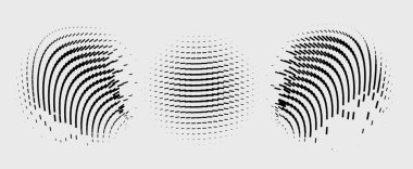 Yarım tonlu noktalar. vektör illüstrasyonu.