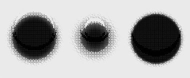 Soyut yarım tonlu noktalar. vektör illüstrasyonu.