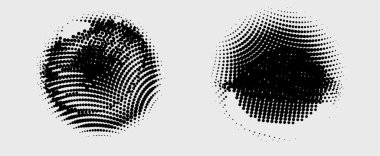 Yarım tonlu noktalar. Soyut arkaplan. vektör illüstrasyonu.