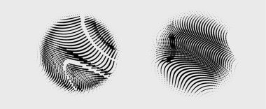 Tek renkli dalgalarla soyut bir arkaplan. vektör illüstrasyonu.